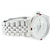 Image 5 : Gents Rolex Stainless Steel Slate Grey Diamond and Ruby DateJust Wristwatch