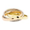 Image 1 : 0.59 ctw Diamond Ring - 14KT Yellow, White, And Rose Gold