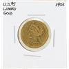 Image 1 : 1903 $5 Liberty Head Half Eagle Gold Coin