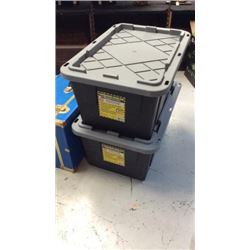 2 Professional Grade Storage Containers