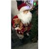 Image 1 : Fabric Santa with Lantern