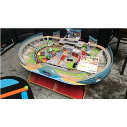 Disney Cars Wooden Train Set Table