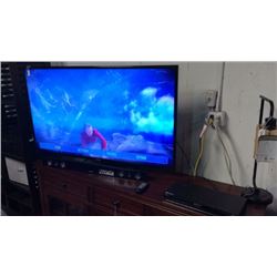 Samaung 55in Tv with soundbar and Sony DVD