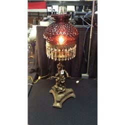 Cherub Table Lamp 35in Tall