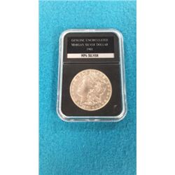 Genuine Uncirculated Morgan Silver Dollar 1901
