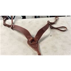 Heavy Duty Double Tug Harness Leather Breast
