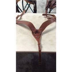 Heavy Duty Double Tug Harness Leather Breast