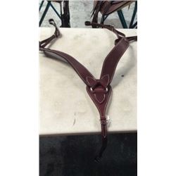 Heavy Duty Double Tug Latigo Leather Breast Collar