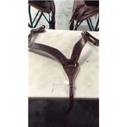 Heavy Duty Double Tug Latigo Leather Breast Collar
