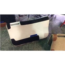 White Felt Saddle Pad