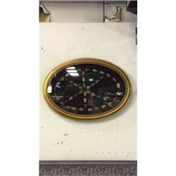 45 Arrowheads in Bubble Glass Frame