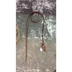 7ft Oiled Harness Leather Split Reins