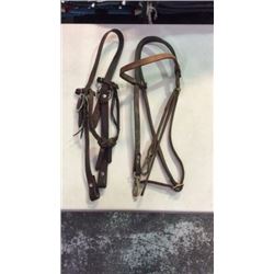 2 Used Leather Headstalls