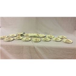 Limoges Fish Platter and Plate Set 14 Pc