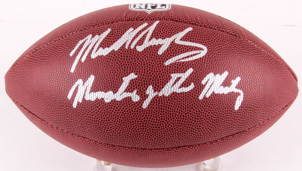 mike singletary signed football