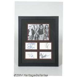 Black Sabbath Group Signed Display. Complete