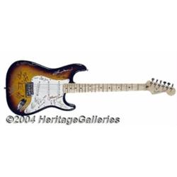 Blues Legends Signed Guitar from 2002 Long