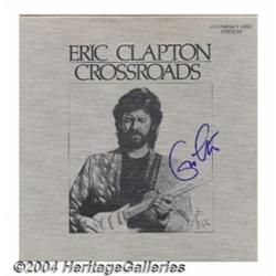 Eric Clapton Signed "Crossroads" Box Set