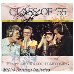 Class of '55 Rare Signed Album Cover - Johnny