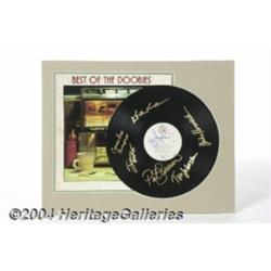 Doobie Brothers Signed Album Display. Original