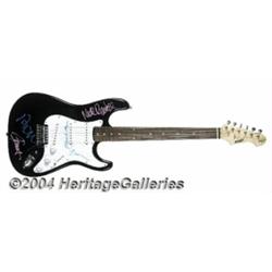 Duran Duran Signed Electric Guitar. Beautiful