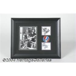 Grateful Dead Jerry Garcia Signed Framed