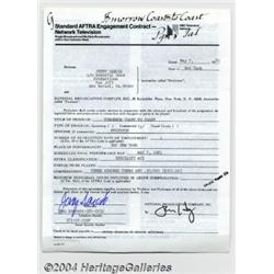 Grateful Dead Group Signed Document Lot