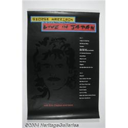 The Beatles: Rare George Harrison Signed "Live