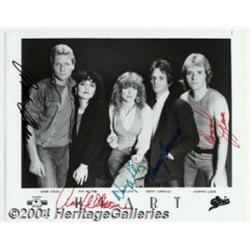 Heart Group Signed 8 x 10 Photograph. 8 x 10