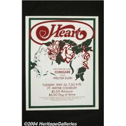 Heart Original Concert Poster - May 24, 1977.