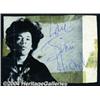 Image 1 : Jimi Hendrix Signed Photograph Clipping. 4 x 3