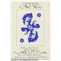 Elton John Concert Handbill - November 1970 -