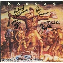 Kansas Group Signed Album - Kansas (1974).