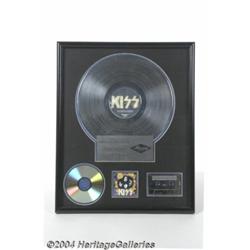 KISS Mercury Records Sales Award - You Wanted