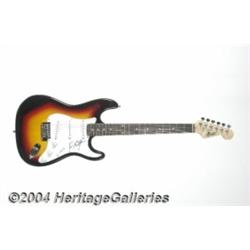 Kris Kristofferson Signed Electric Guitar.
