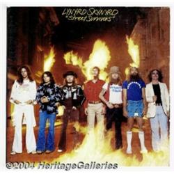 Lynyrd Skynyrd Street Survivors LP - 1977. A