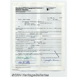 James Taylor Signed Contract for Saturday