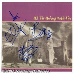U2 Signed Album Flat for "The Unforgettable