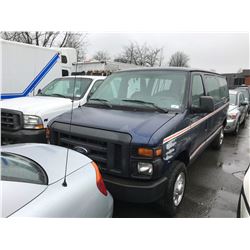 2013 FORD E 350, VAN, BLUE, VIN # 1FBNE3BL4DDA75934