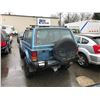 Image 2 : 1989 JEEP CHEROKEE, 4.0L, BLUE, GAS, AUTOMATIC, VIN#1J4FJ38L9KL476430, 268,730KMS, RD,TH,4W, LIFT,
