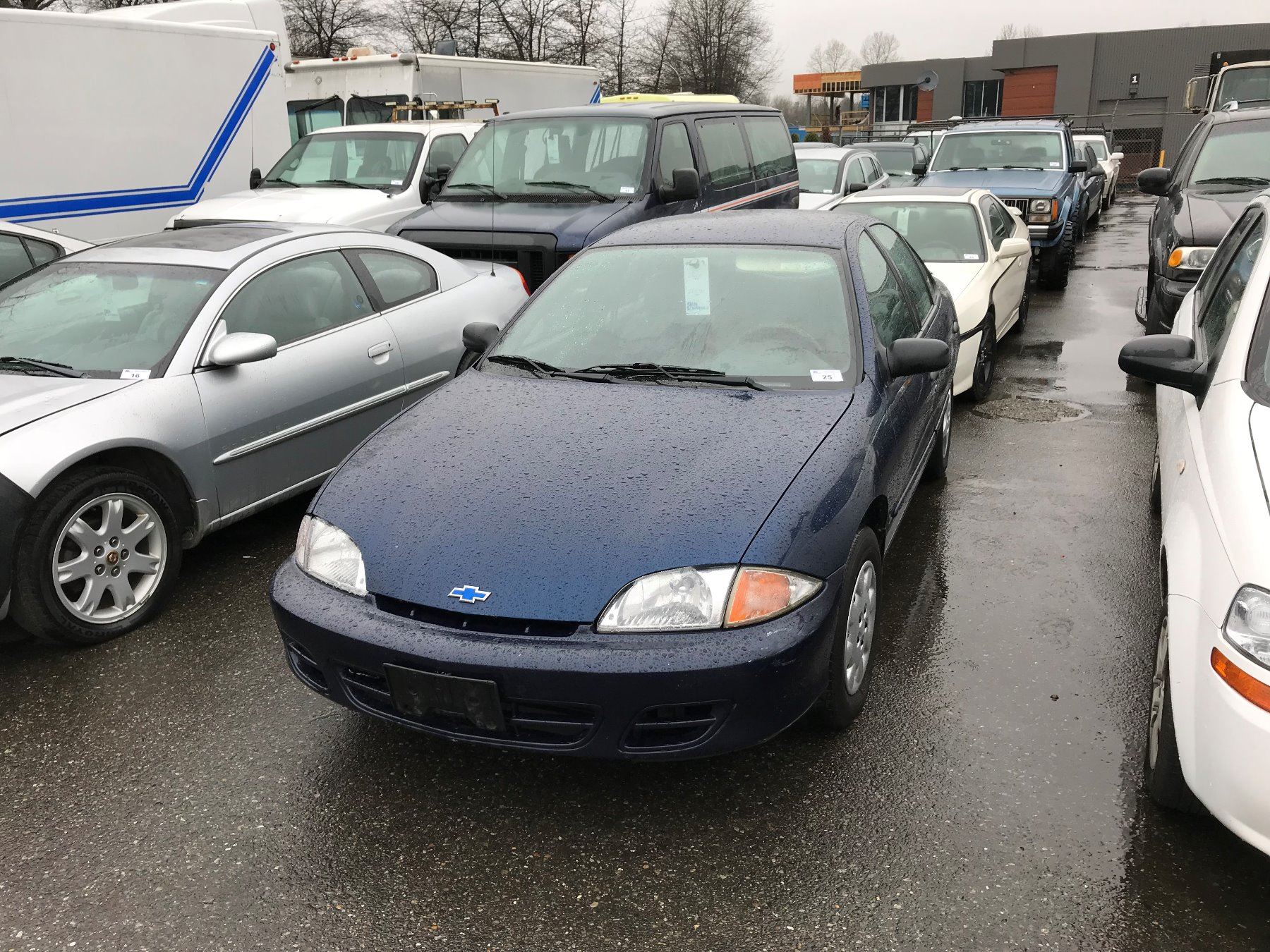 2001 Chevrolet Cavalier Blue 4 Door Sedan Gas