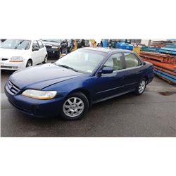 2002 HONDA ACCORD, BLUE, 4 DOOR SEDAN, GAS, AUTOMATIC, VIN#1HGCG56772A807527, 182,614KMS,