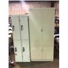 Image 2 : ASSORTED OFFICE FURNITURE INCLUDES CHAIR/DESK AND 2 BOOKSHELVES/STORAGE SHELF AND LOCKER