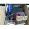 Image 1 : BOX OF ASSORTED DESIGNER CLOTHING & PURSES