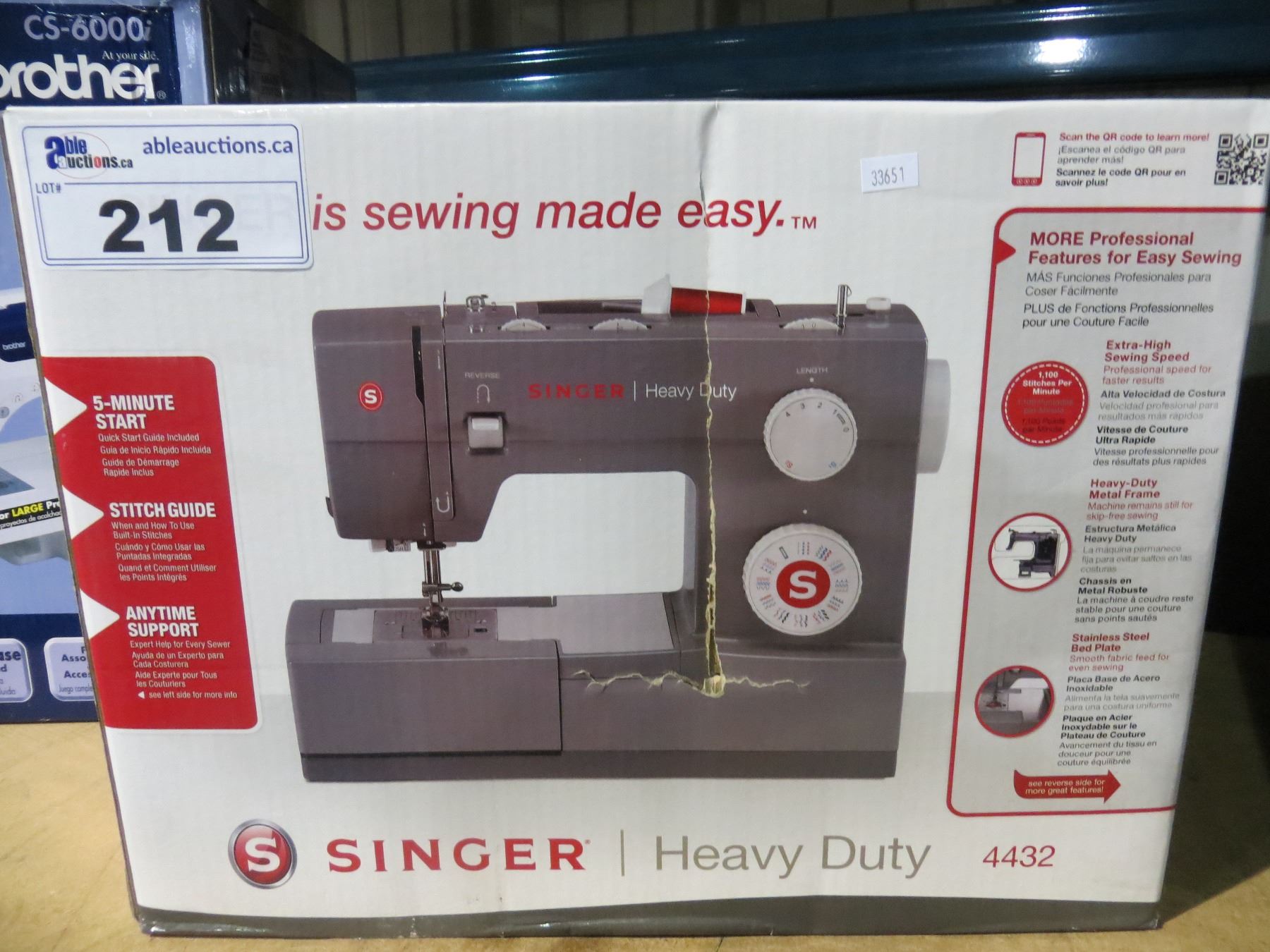 Singer 4432 - Heavy Duty Sewing Machine