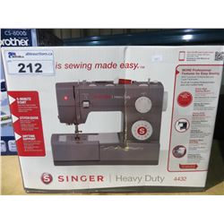 SINGER 4432 HEAVY DUTY SEWING MACHINE IN BOX