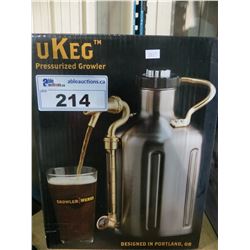 UKEG PRESSURIZED GROWLER IN BOX