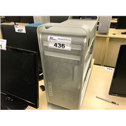 APPLE MAC PRO, MODEL A1289, SERIAL NUMBER E722901NEUF, WITH APPLE KEYBOARD,