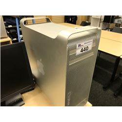 APPLE MAC PRO, MODEL A1289, SERIAL NUMBER E722800VEUF, WITH APPLE KEYBOARD,
