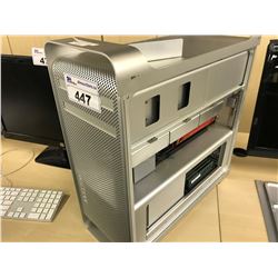 APPLE MAC PRO, MODEL A1289, SERIAL NUMBER H02120A7GWR, WITH APPLE KEYBOARD,